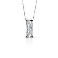 ราคา Jubilee Diamond จี้เพชรไม่รวมสร้อย Dancing Line Pendant รุ่น P19417EW - WG (MKP0773278)