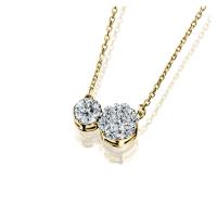 ราคา Jubilee Diamond จี้เพชรพร้อมสร้อย Diamond Floriss รุ่น P17405EG - สีโกลด์ (MKP0797058)