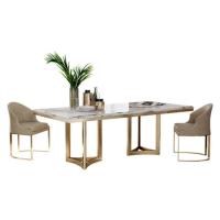ราคา Shira Furniture (พรีออเดอร์ 30 วัน)โต๊ะรับประทานอาหาร ท็อปหินอ่อน กว้าง 180 - สีขาว (MKP1253138)