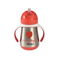 ราคา Beaba กระติกน้ำหัดดื่มสแตนเลส 250 ml - สีแดง (MKP1454232)