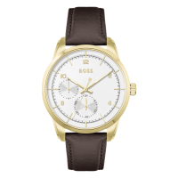 ราคา Boss นาฬิกาผู้ชาย Sophio รุ่น HB1513956 สายหนัง สีน้ำตาล (MKP1629496)