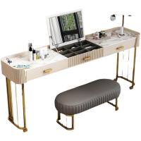 ราคา Shira Furniture (พรีออเดอร์ 30 วัน) โต๊ะเครื่องแป้ง มีล้อเลื่อน ขนาด 190 - สีเบส (MKP1230617)