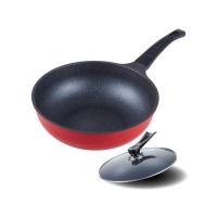 ราคา Dream Chef กระทะเคลือบเมก้าสโตน รุ่นเมก้าสโตน ขนาด 30 CM ฟรี!ฝาครอบแก้วขาตั้งได้ Made In Korea สีดำ-แดง (MKP0347239)