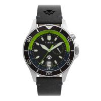 ราคา Timex นาฬิกาข้อมือผู้ชาย Expedition North Slack Tide รุ่น TW2W21900 สายหนัง สีดำ/เขียว (MKP1605190)