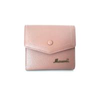ราคา MARWELL กระเป๋าธนบัตรสตรี ทรงสั้น แบบ 3 พับ หนังแท้ สีชมพูเนื้อ One Size (MKP1678648)