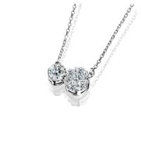 ราคา Jubilee Diamond จี้เพชรพร้อมสร้อย Diamond Floriss รุ่น P17405EW - สีไวท์โกลด์ (MKP0796489)