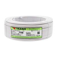 ราคา Yazaki สายไฟ รุ่น 60227 IEC01THW1x2.5W ขนาด100 เมตร. สีขาว (MKP0747553)
