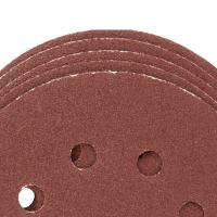 ราคา GIANTTECH กระดาษทรายกลม รุ่น G711100 เบอร์ 100 ขนาด 5 นิ้ว 8 รู (แพ็ก 5 ชิ้น) สีแดง (MKP1204403)