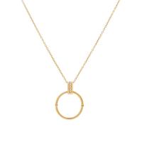 ราคา JEWELLISTA สร้อยพร้อมจี้รุ่น Paul เงินแท้ ประดับพลอย CZ สี14Kโกลด์ (MKP1373318)
