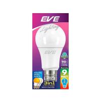ราคา Eve Lighting หลอดไฟ LED 3IN1 EVE LIGHTING รุ่น EVE A60 E27 กำลัง 9 วัตต์ (MKP1149101)