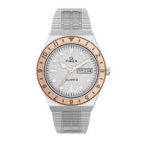 ราคา Timex นาฬิกาข้อมือผู้หญิง Q รุ่น TW2U95600 สายสแตนเลส สีเงิน (MKP1607639)