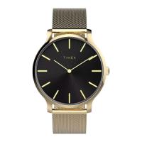 ราคา Timex นาฬิกาข้อมือผู้หญิง Transcend รุ่น TW2W19700 สายสแตนเลส สีทอง/ดำ (MKP1605228)