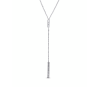 ราคา PANDORA สร้อยคอ Pandora Timeless Pavé Prism Drop 45cm (GRMKPPR000084440)