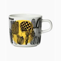 ราคา MARIMEKKO แก้วกาแฟพิมพ์ลาย SIIRTOLAP 200 มล. สีดำ (MKP0594840)