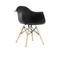 ราคา U-RO DECOR Charlotte (ชาร์ลอตต์) เก้าอี้รับประทานอาหาร ขาไม้บีช สีดำ (MKP0749619)