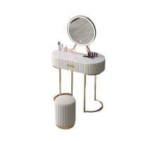 ราคา Shira Furniture (พรีออเดอร์ 30 วัน)โต๊ะเครื่องแป้ง (เก้าอี้+กระจก) - สีครีม (MKP1250113)