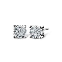 ราคา Jubilee Diamond ต่างหูเพชร Floriss รุ่น EA1016EW - สีไวท์โกลด์ (MKP0796430)