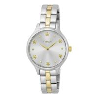 ราคา TIMEX TW2V23500 Peyton นาฬิกาข้อมือผู้หญิง สีเงิน/ทอง (MKP1432943)