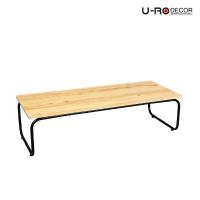 ราคา U-RO DECOR SMART (สมาร์ท) โต๊ะกลางอเนกประสงค์/โต๊ะกาแฟ สีไลท์โอ๊ค/ขาสีดำ (MKP1385443)