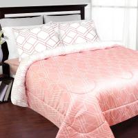 ราคา Slumberland ผ้านวม 1 ชิ้น รุ่น ELLAND 5 / 6 ฟุต สีชมพู/ขาว (MKP1471834)