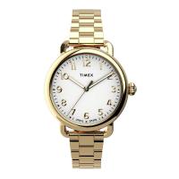 ราคา TIMEX TW2U13900 Standard นาฬิกาข้อมือผู้หญิง สายสแตนเลส Gold-Tone (MKP1363351)