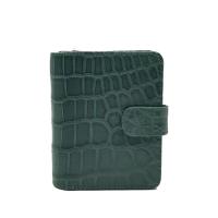 ราคา BANGKOK BOOTERY กระเป๋าสตางค์หนังจระเข้ส่วนท้อง รุ่น Aden สีเขียว One Size (MKP1427727)