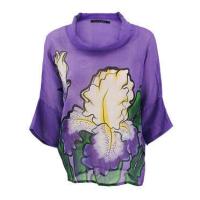 ราคา YODYOKO เสื้อคอเต่าสีม่วง ลายดอกทิวลิปสีม่วง S (GRMKPPR000088123)
