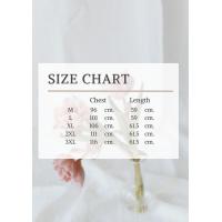 ราคา CIERA เสื้อเบลาส์ปักตกแต่งลายดอกไม้ รุ่น C92P221030 สีฟ้า 3X (GRMKPPR000089811)