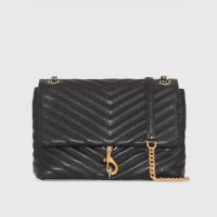 ราคา REBECCA MINKOFF กระเป๋ารุ่น EDIE FLAP SHOULDER BAG สี BLACK One Size (MKP1432261)