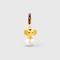 ราคา OWNORY จี้ชาร์มช้างไทยเบญจรงค์ประดับมุก สีทอง (MKP1135192)