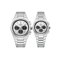 ราคา Naviforce นาฬิกาข้อมือคู่ ผู้หญิง ผู้ชาย NF8048 สายสแตนเลสสีเงิน ระบบอนาล็อก (MKP1782827)