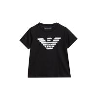 ราคา EMPORIO ARMANI เสื้อยืดเด็กโตผู้ชายแขนสั้น CTY สีดำ 16A (CDS14865985)