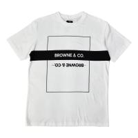 ราคา BROWNE & CO. เสื้อยืดคอตตอน สีขาว Size L L (MKP0760759)