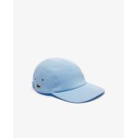 ราคา LACOSTE หมวกแก๊ปสำหรับผู้ชายและผู้หญิงลาคอสท์ ผ้าออร์แกนิคคอตตอนปิเก้ สีฟ้า Free Size (GRMKPPR000111930)