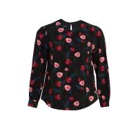 ราคา BOUTON เสื้อเบลาส์พิมพ์ลายดอกไม้ แขนบิชอพ รุ่น B92P1C2118 สีดำ XL (GRMKPPR000089789)