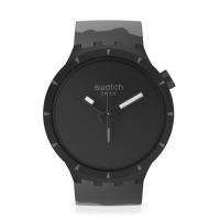 ราคา SWATCH นาฬิกาข้อมือ Swatch Big Bold รุ่น BIG BOLD BIOCERAMIC BASALT SB03B110 สีดำ (MKP1138601)