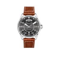 ราคา HAMILTON นาฬิกาข้อมือ Khaki Aviation Pilot Day Date Auto รุ่น H64615585 Charcoal (MKP0907628)