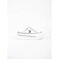 ราคา PLAYBOY รองเท้าผ้าใบหญิง สีขาว 36 EU (MKP1783524)