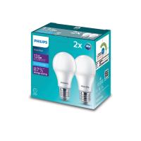 ราคา PHILIPS หลอดไฟ Led ESS Dl E27 6500Kแพ็ค 2 หลอด 13 วัตต์ (CDS14136511)