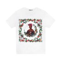 ราคา ICONIC เสื้อยืด พิมพ์ลาย โมนาลิซ่า ดอกไม้ขาว รุ่น LISAWHITE5642 สีขาว S (MKP1049270)