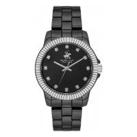 ราคา BEVERLY HILLS POLO CLUB นาฬิกาข้อมือผู้หญิง รุ่น BP3622X.850,สาย Stainless Steel, สีดำ (MKP1791925)