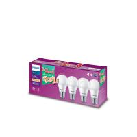 ราคา PHILIPS หลอดไฟ LED E27 3000K แพ็ค 3 แถม 1 หลอด 12 วัตต์ (CDS14136528)