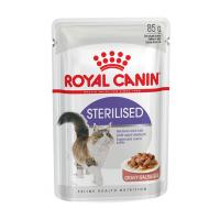 ราคา ROYAL CANIN Sterilised Pouch Gravy อาหารเปียกแมวโต ทำหมัน ซอสเกรวี่ 85 g (MKP1404730)