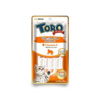ราคา Toro ขนมครีมแมวเลีย สำหรับแมว สูตรปลาทูน่าเนื้อขาวกับล็อบสเตอร์ พลัสวิตามิน E 15 g 5 ชิ้น (MKP1404583)