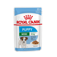 ราคา Royal Canin อาหารเปียก สำหรับลูกสุนัข สายพันธุ์เล็ก อายุ 2 - 10 เดือน 85 g (MKP1404855)