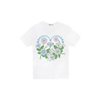 ราคา ICONIC เสื้อยืดผู้หญิง รุ่น JASMINE KNIT HEART T-SHIRT สีขาว M (MKP1792525)