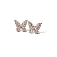 ราคา Jubilee Diamond ต่างหูเพชร - Dynasty Butterfly Sparkle - สีพิงค์โกลด์ (MKP1795128)