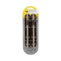 ราคา YALE กลอนเรียบมนเหล็ก รุ่น BA-90706ABP2 ขนาด 6 นิ้ว (แพ็ก 2 ชิ้น) สีทองเหลืองรมดำ (MKP1407234)