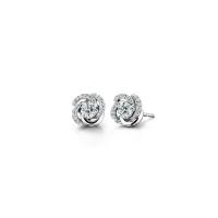 ราคา Jubilee Diamond ต่างหูเพชร Blossom Stud Earrings - สีไวท์โกลด์ (MKP1797440)
