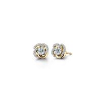 ราคา Jubilee Diamond ต่างหูเพชร Blossom Stud Earrings - สีโกลด์ (MKP1797446)